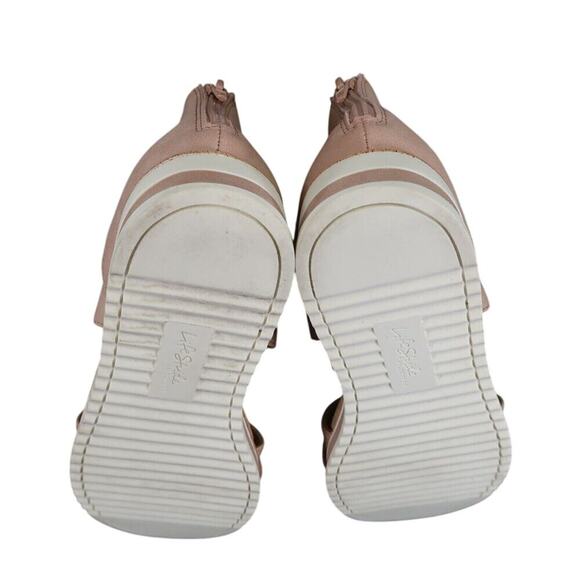 LifeStride Shoes Womens 7 Sandals Fashion Comfort Dressy Ankle Strap Zip Pink - Picture 12 of 15